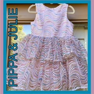 PIPPA & JULIE BIRTHDAY EXPLOSION TODDLER PARTY DRESS